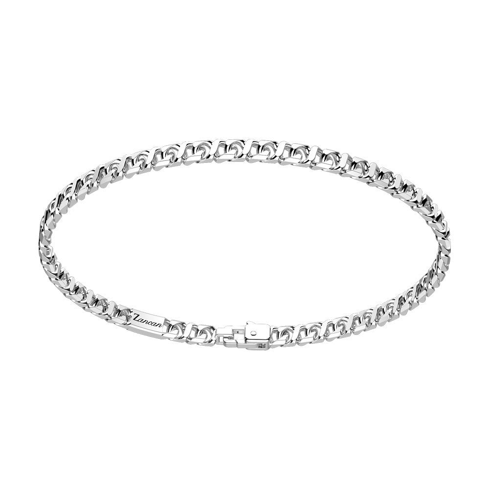 Bracciale a grumetta in argento. EXB893