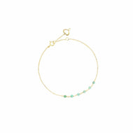 BRACCIALE GEMME SMERALDI brgemsmps