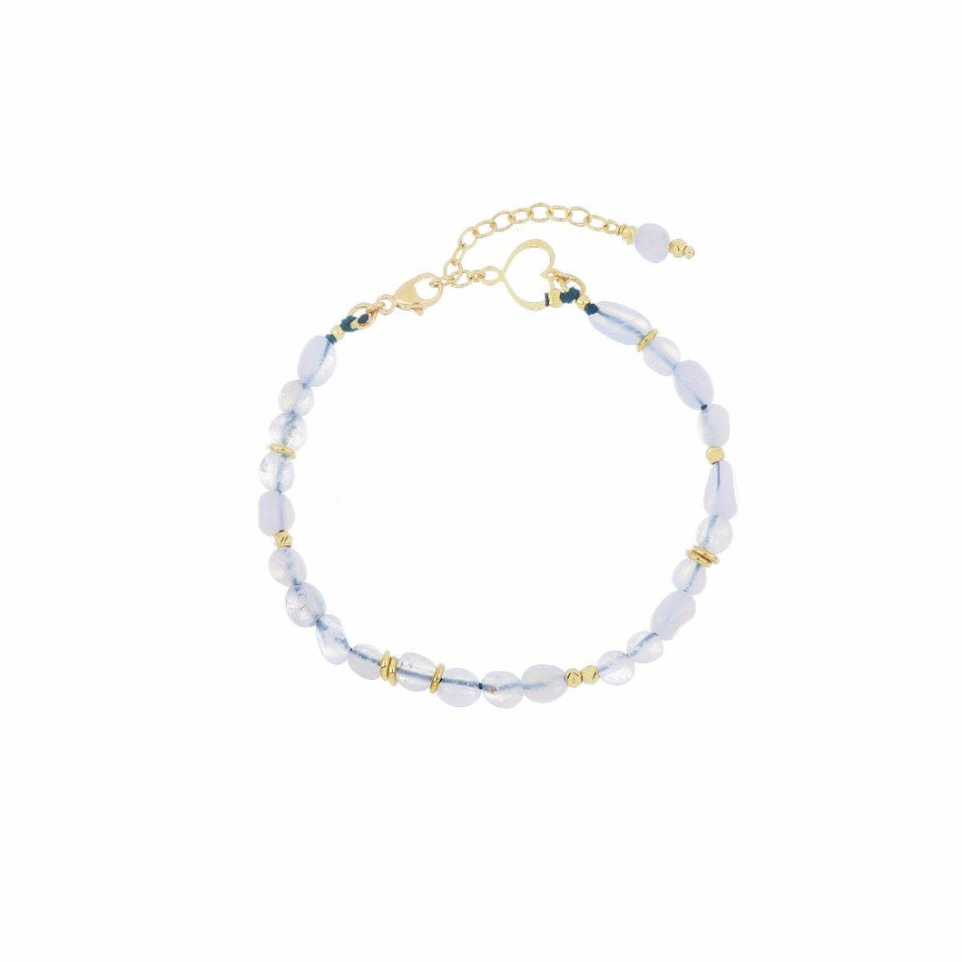 BRACCIALE PIETRE DI CALCEDONIO brisfssca