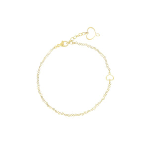 COLLANA-BRACCIALE DOPPIA ONDA BIANCA