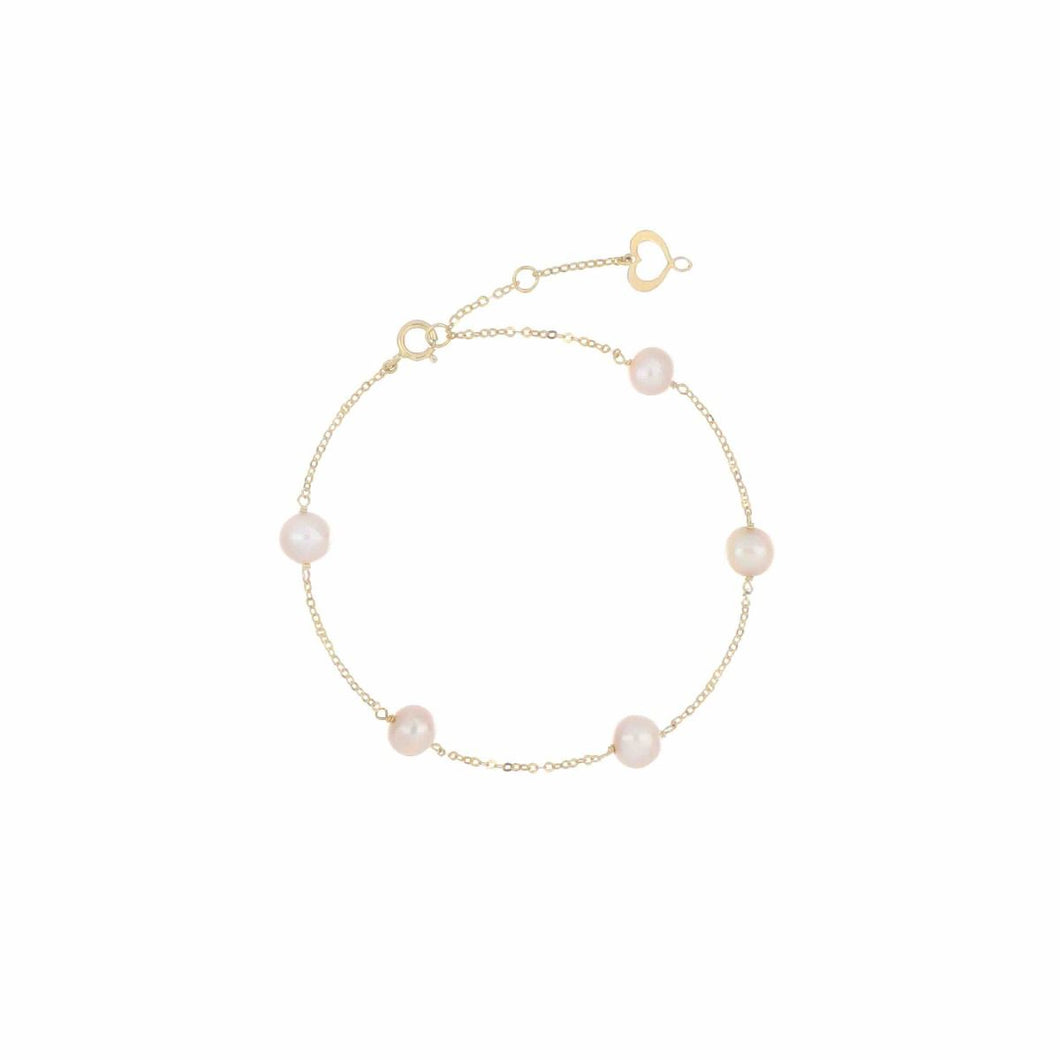 BRACCIALE PERLE ROSA GIALLO brptape5