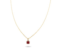 Girocollo Oro Giallo con rubino ct CA267GGRB-42