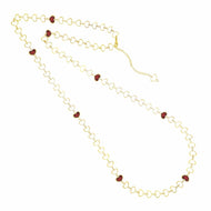 COLLANA LUNGA MAMAN SMALTO BORDEAUX clmamgi91b