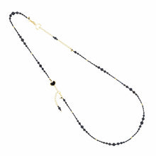 Carica l&#39;immagine nel visualizzatore di Gallery, COLLANA-BRACCIALE DOPPIA ONDA NERA E NODI CLONDSPND
