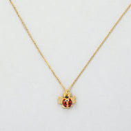 Collana Coccinella con Quadrifoglio C70/1