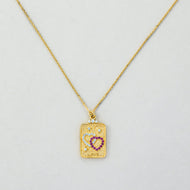 Collana Targhetta Love CTARG3