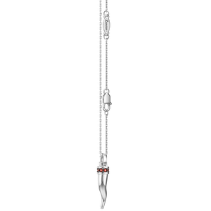 Collana in argento con pietre naturali ESC186-RO