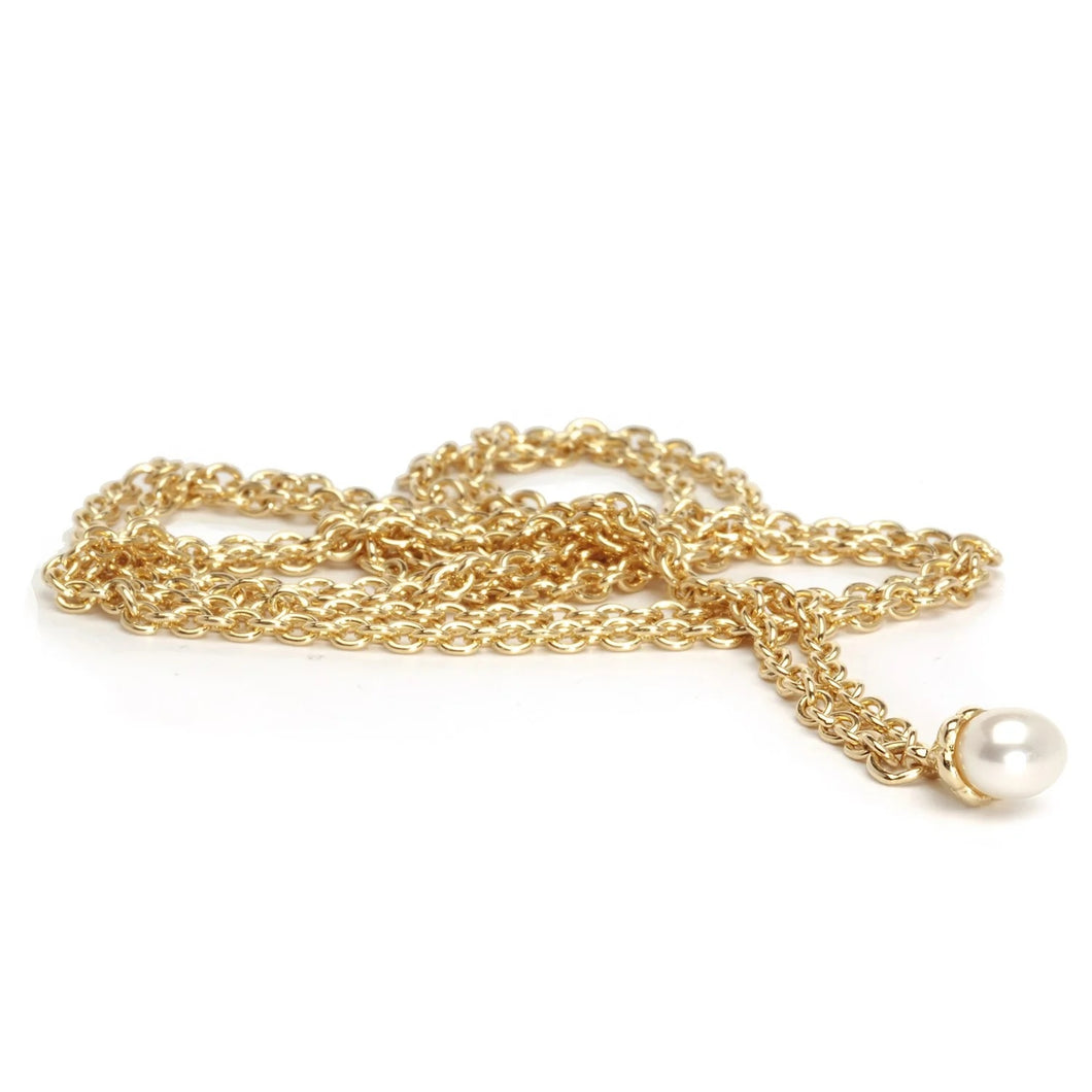 COLLANA D'ORO CON PERLA