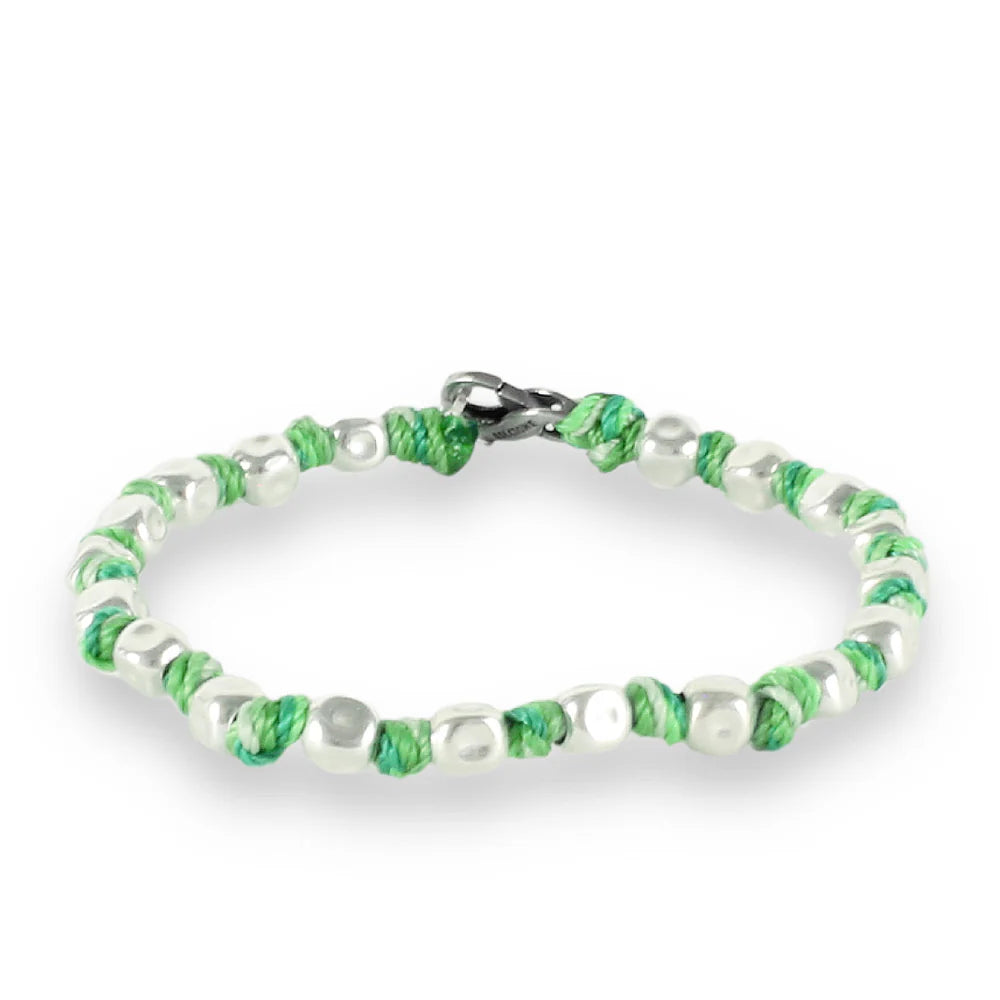 Bracciale Spadino Crushed   -   SPBR003 - verde chiaro degradé