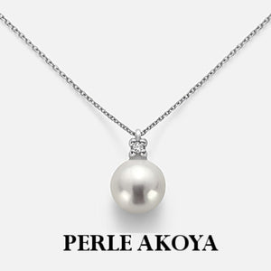 Girocollo con Perla Akoya e Diamante