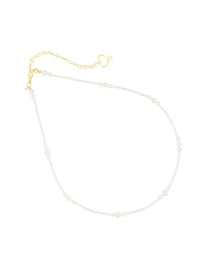 COLLANA-BRACCIALE DOPPIA ONDA BIANCA