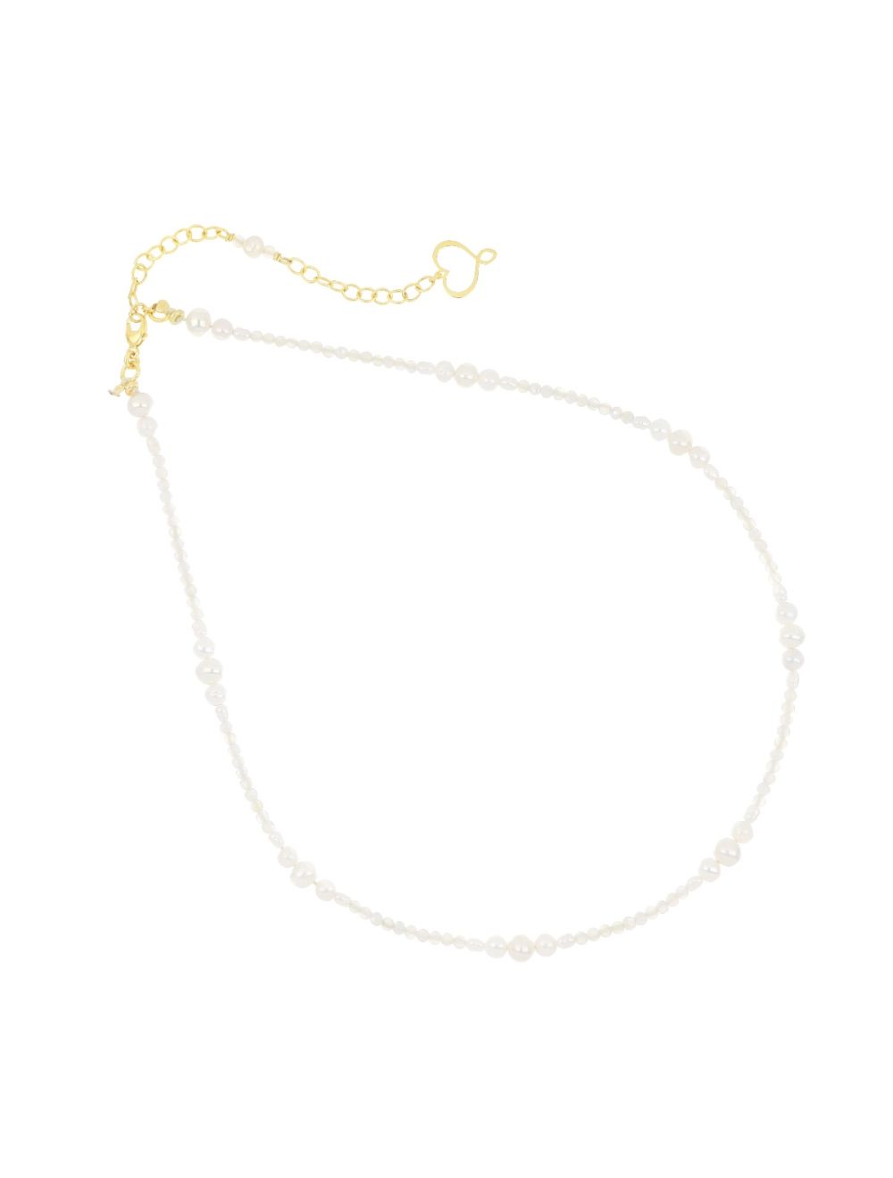 COLLANA-BRACCIALE DOPPIA ONDA BIANCA