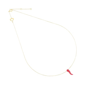GIROCOLLO 18KT TIÉ ROSSO gctie11