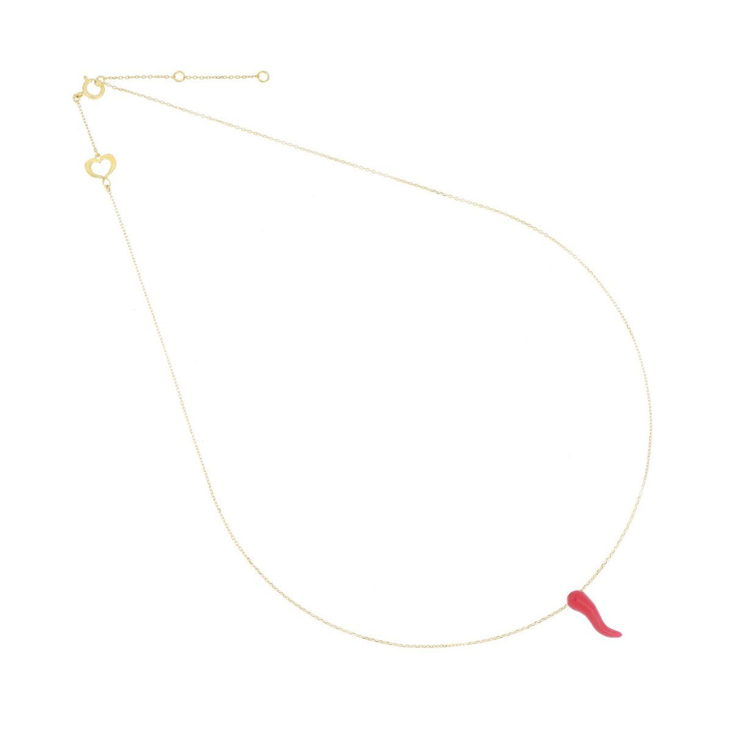 GIROCOLLO 18KT TIÉ ROSSO gctie11