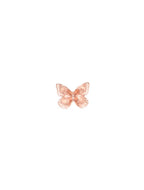 ORECCHINO SINGOLO CON FARFALLA ORO ROSA PICCOLA orfar41r