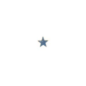 MONO ORECCHINO 18KT STELLA POLVERE BLU
