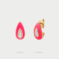 Orecchini goccia color smalto - ColorFUN