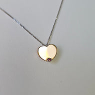 Girocollo cuore con messaggio segreto