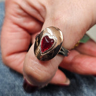 Anello cuore smalto AN4635