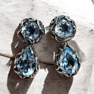 ORECCHINI CON DOPPIA PIETRA OA0208/V1