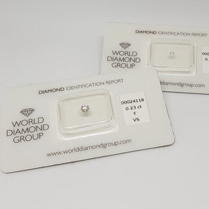 Diamante Blister certificato