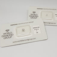 Diamante Blister certificato