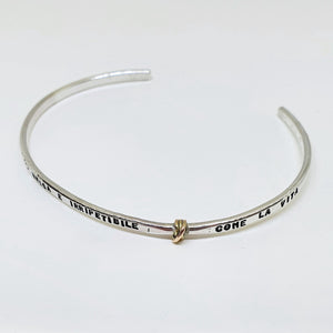 Bracciale bangle Limited argento e oro BR2020AR