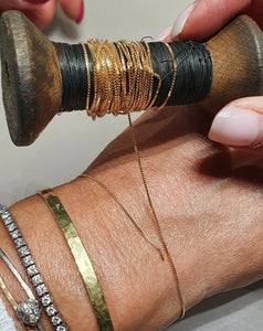 Bracciale saldato 2 oro giallo