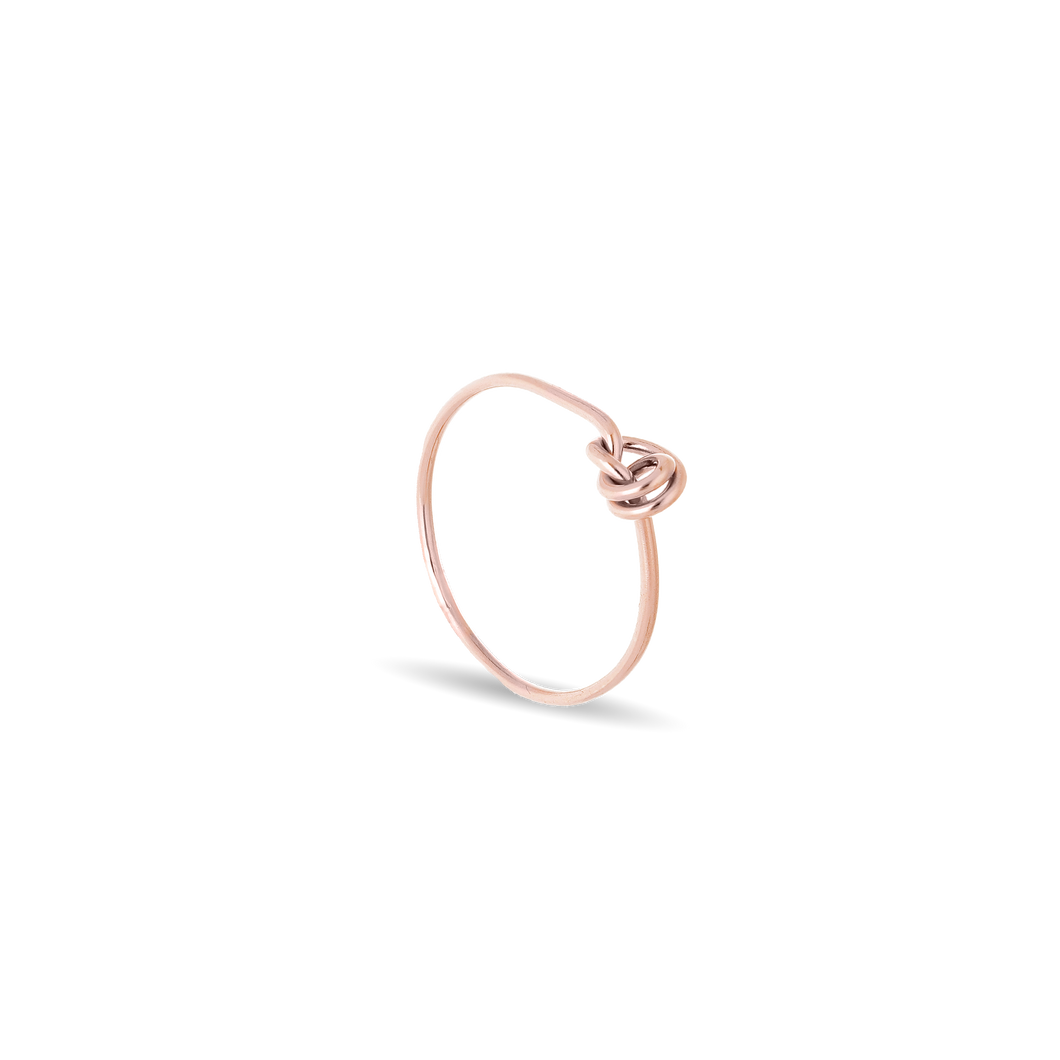 Anello cupido nodino oro rosa - AN251R