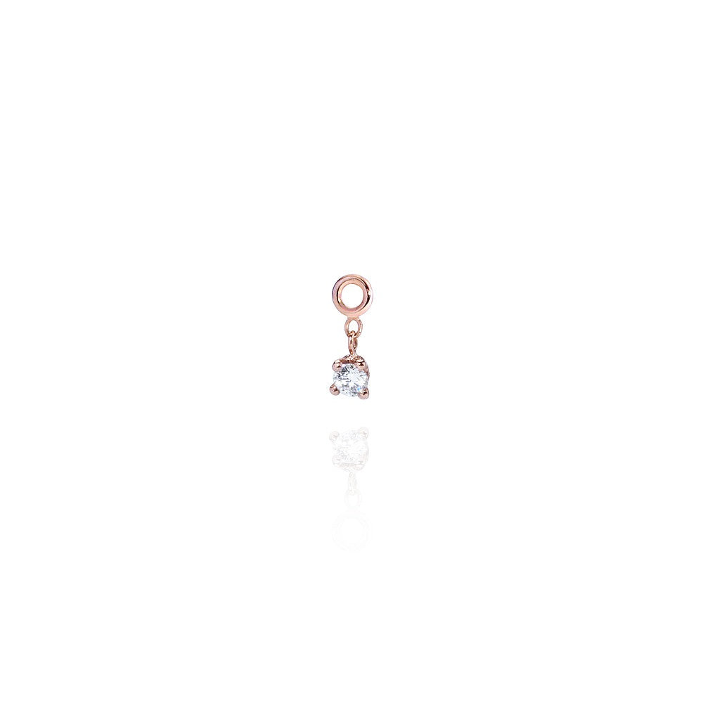 ORECCHINO ELEMENTO WHITE SOLITAIRE DIAMOND CD239