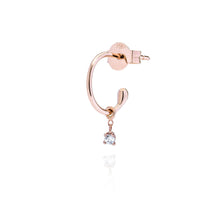 Carica l&#39;immagine nel visualizzatore di Gallery, ORECCHINO ELEMENTO WHITE SOLITAIRE DIAMOND CD239
