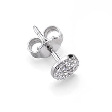 Carica l&#39;immagine nel visualizzatore di Gallery, ORECCHINO SMALL WHITE DIAMONDS BO139
