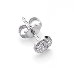 ORECCHINO SMALL WHITE DIAMONDS BO139