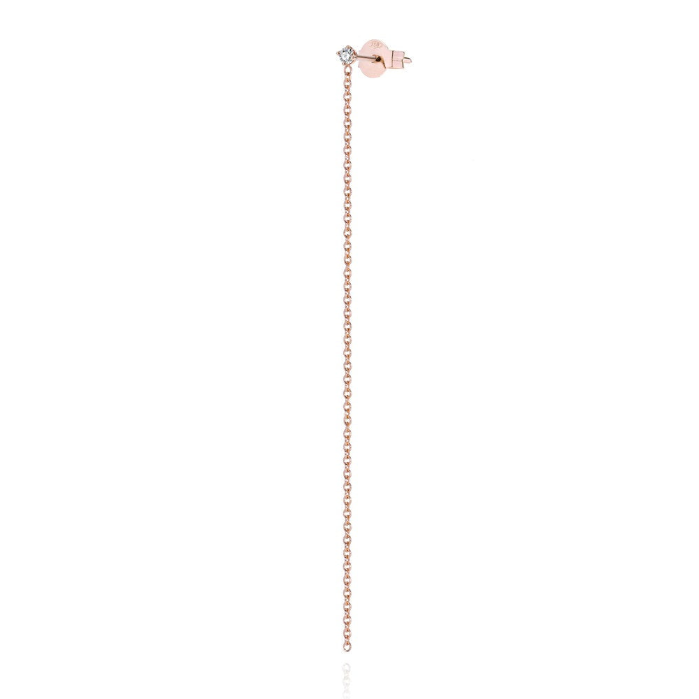 ORECCHINO WHITE SOLITAIRE S CL460