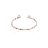 ANELLO DOUBLE SOLITAIRE CL446