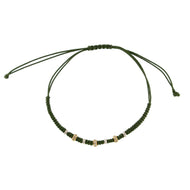 BRACCIALETTO CON INTRECCIO ROTONDO BORCHIE E ZIRCONI - TANGLE