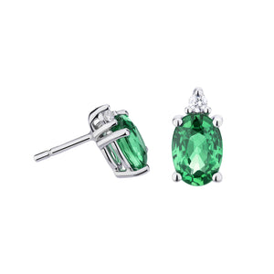 Orecchini Smeraldo con diamanti