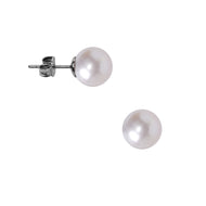 Orecchini perle fresh water su argento