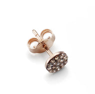 ORECCHINO SMALL BROWN DIAMONDS BO140