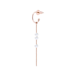 ORECCHINO ELEMENTO PURE PEARLS FLOW HOOP - CJ5419+CD809