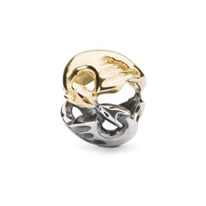 Dragoni danzanti argento e oro