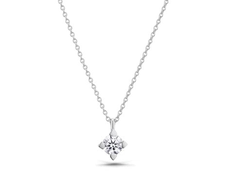 Girocollo punto luce con Diamante Lab Grown