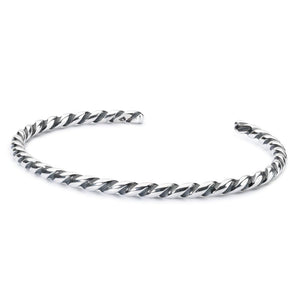 Bangle a spirale argento