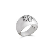 Anello mignolo a fascia argento - AN35A