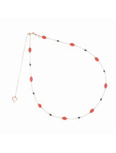 Carica l&#39;immagine nel visualizzatore di Gallery, GIROCOLLO 18KT CORALLO SPINELLO GHPTACOS
