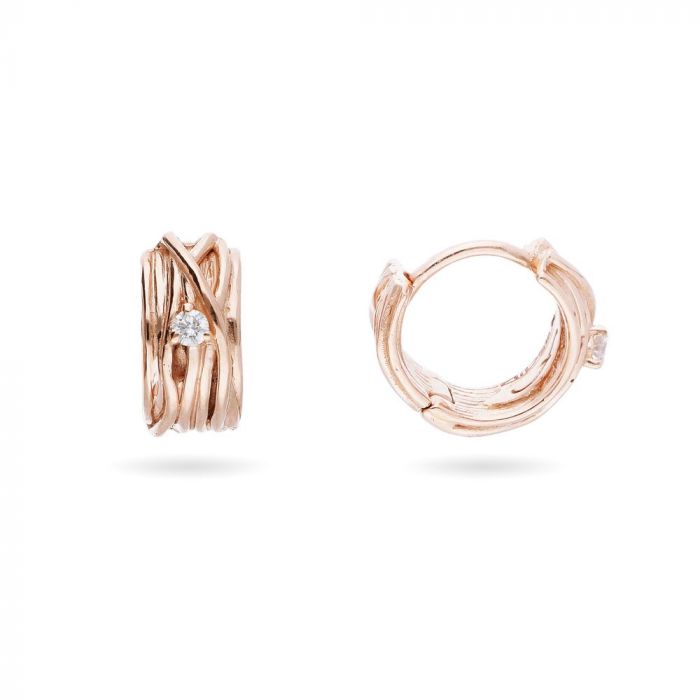 Orecchini Mini Filodellavita 13 fili Oro e diamanti